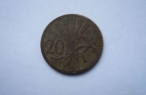 MINCE 20 haléřů (ČSR)