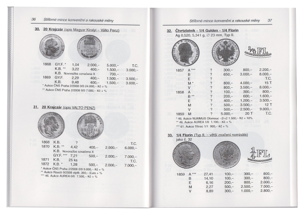 katalog minci nahled2 Katalogy a ceníky mincí