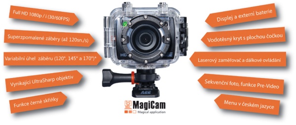 hot2 HD kamera AEE MagiCam