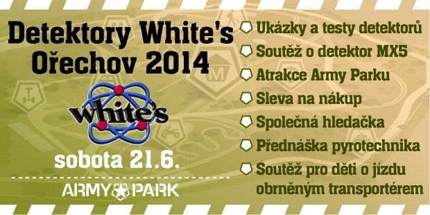 detektory whites orechov 2014 new Detektory Whites Ořechov 2014 + PROGRAM