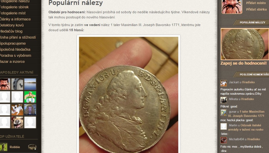 popularni nalezy 1024x585 Novinky na Pokladypodnami.cz 2015